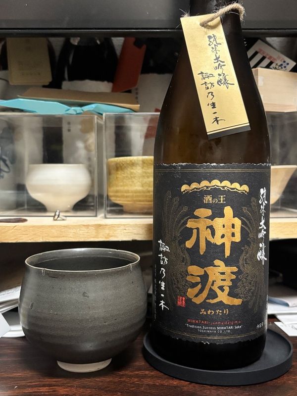 神渡（みわたり） 純米大吟醸 諏訪乃生一本（すわのきいっぽん）のラベル