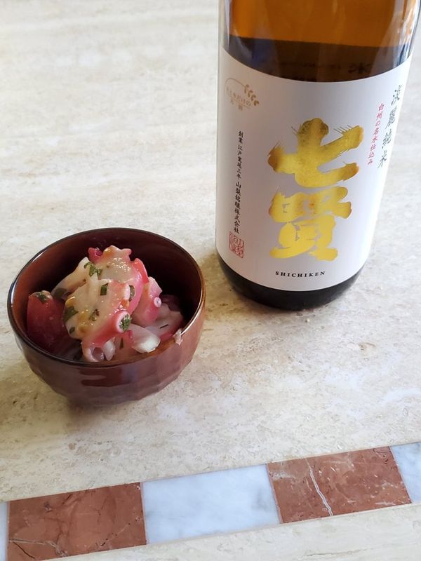 七賢 淡麗純米のラベル