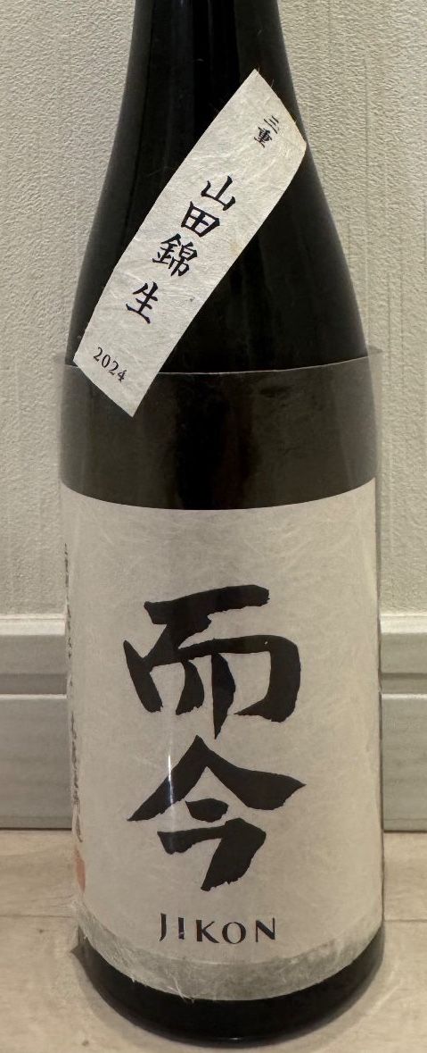 而今 純米吟醸 三重山田錦 生のラベル