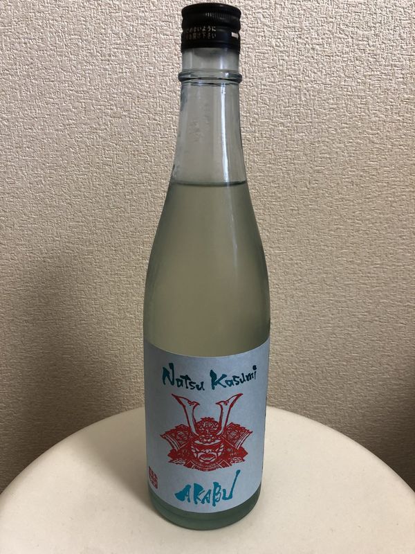 AKABU 純米夏霞のラベル