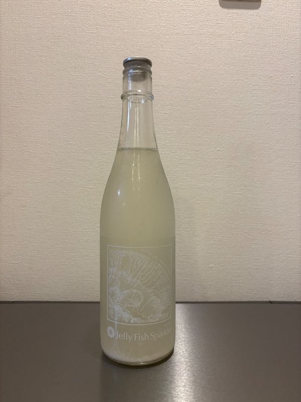 吾有事（わがうじ）  JellyFish Sparkle 純米吟醸 無濾過活性おりがらみ生原酒のラベル