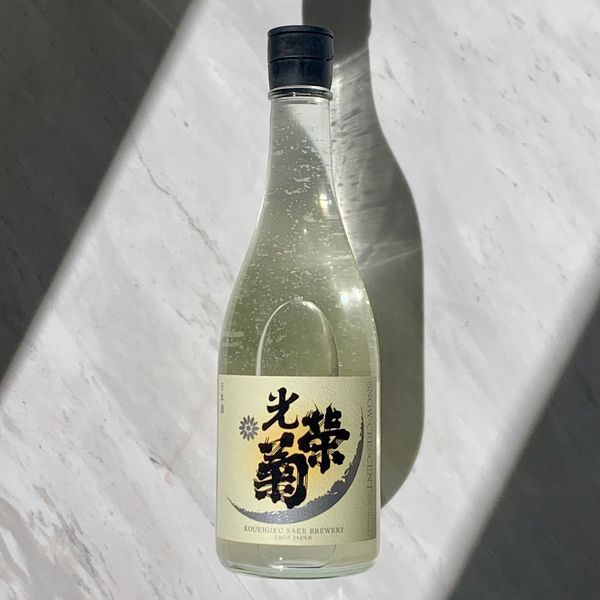 光栄菊 SNOW CRESCENTのラベル